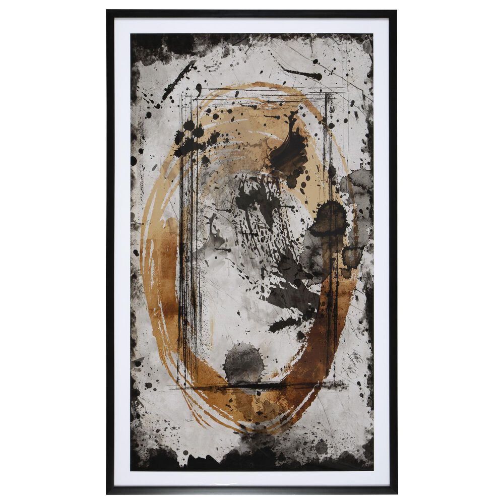 Ashley Clefting 37&quot; x 62.63&quot; Wall Art Set in Black, Caramel and Tan, , large
