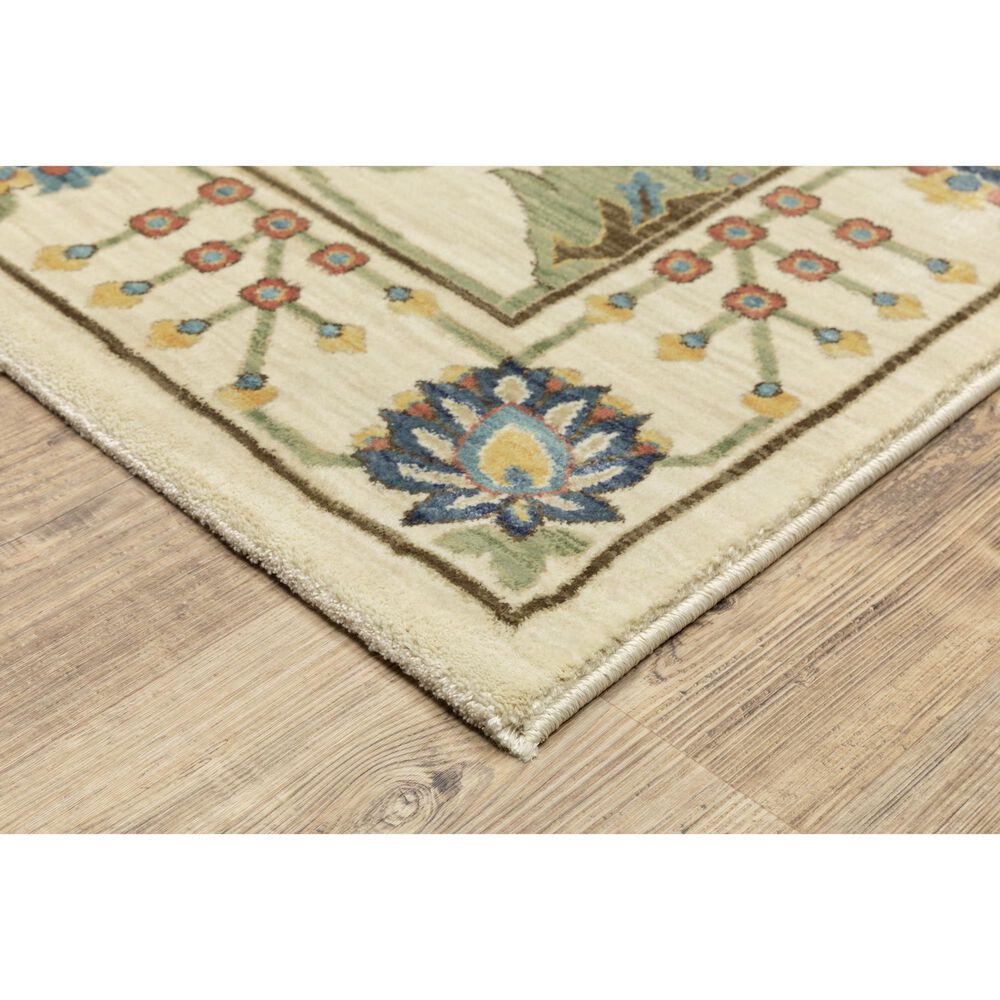 Oriental Weavers Francesca Traditional 2&#39;3&quot; x 7&#39;6&quot; Ivory Runner, , large