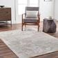 Surya Brunswick BWK-2329 7"10" x 10"2" Cream, Light Slate, Blue, Olive, Seafoam and Taupe Area Rug, , large