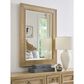 Lexington Home Brands Montecito Harmon Rectangular Mirror in Warm Chestnut and Ivory, , large