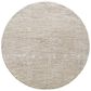 Surya Masterpiece Medium Gray, Light Gray, Cream and Ice Blue 6"7" Round Area Rug, , large