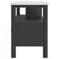 Ashley Cadmori 71" Extra Large TV Stand in Black and White, , large