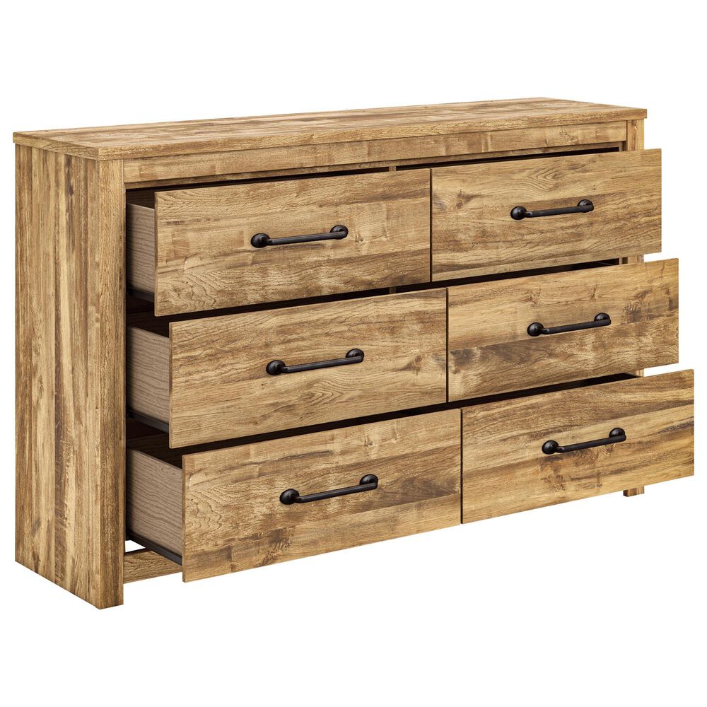 Ashley Maystonna 6-Drawer Dresser in Brown, , large
