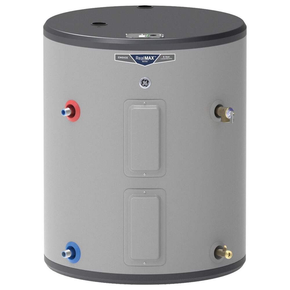 GE Appliances 36-Gallon Side Port Lowboy Electric Water Heater in Gray, , large