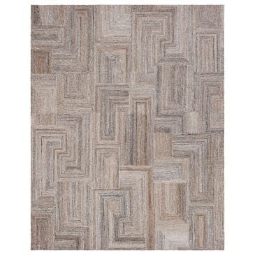 Karastan Forsyth Park Cloverdale Beige Steel 9" x 12" Area Rug, , large