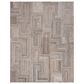 Karastan Forsyth Park Cloverdale Beige Steel 9" x 12" Area Rug, , large