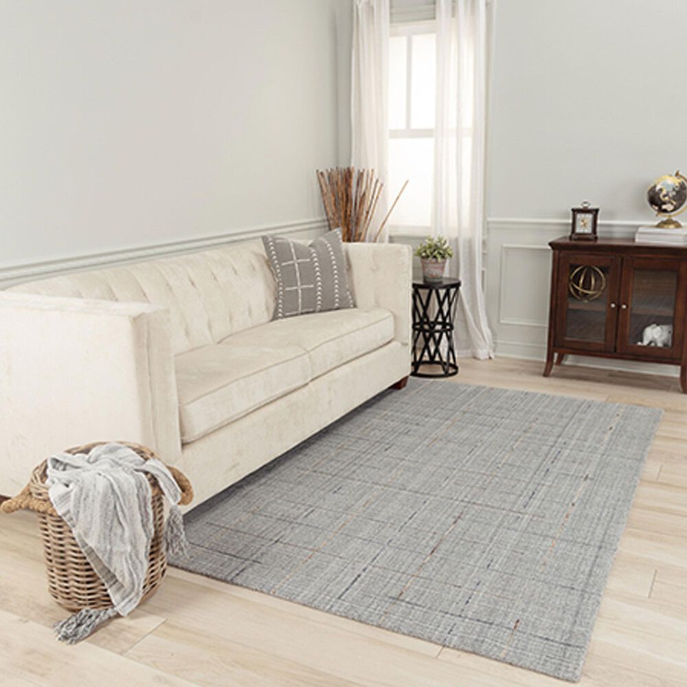 RIZZY Kiki 5&#39; x 7&#39;6&quot; Grey Area Rug, , large