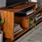 Walker Edison 60" Rustic Solid Wood TV Console in Amber, , large