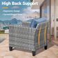 HOMLUX Patio Lounge Chair in Denim Blue (Set of 2), , large