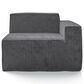 Furniture of America Facil 3-Piece Modular Track Arm Sofa in Dark Gray, , large