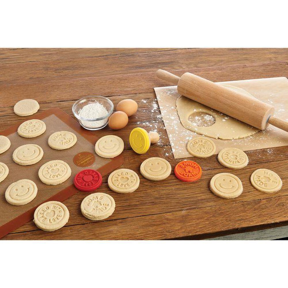 Mrs. Anderson&#39;s Baking Cookie Stamps Trio in Red, Yellow and Orange, , large