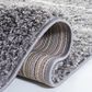 Safavieh Venus Shag VNS604J 5"3" x 7"6" Grey and Ivory Area Rug, , large