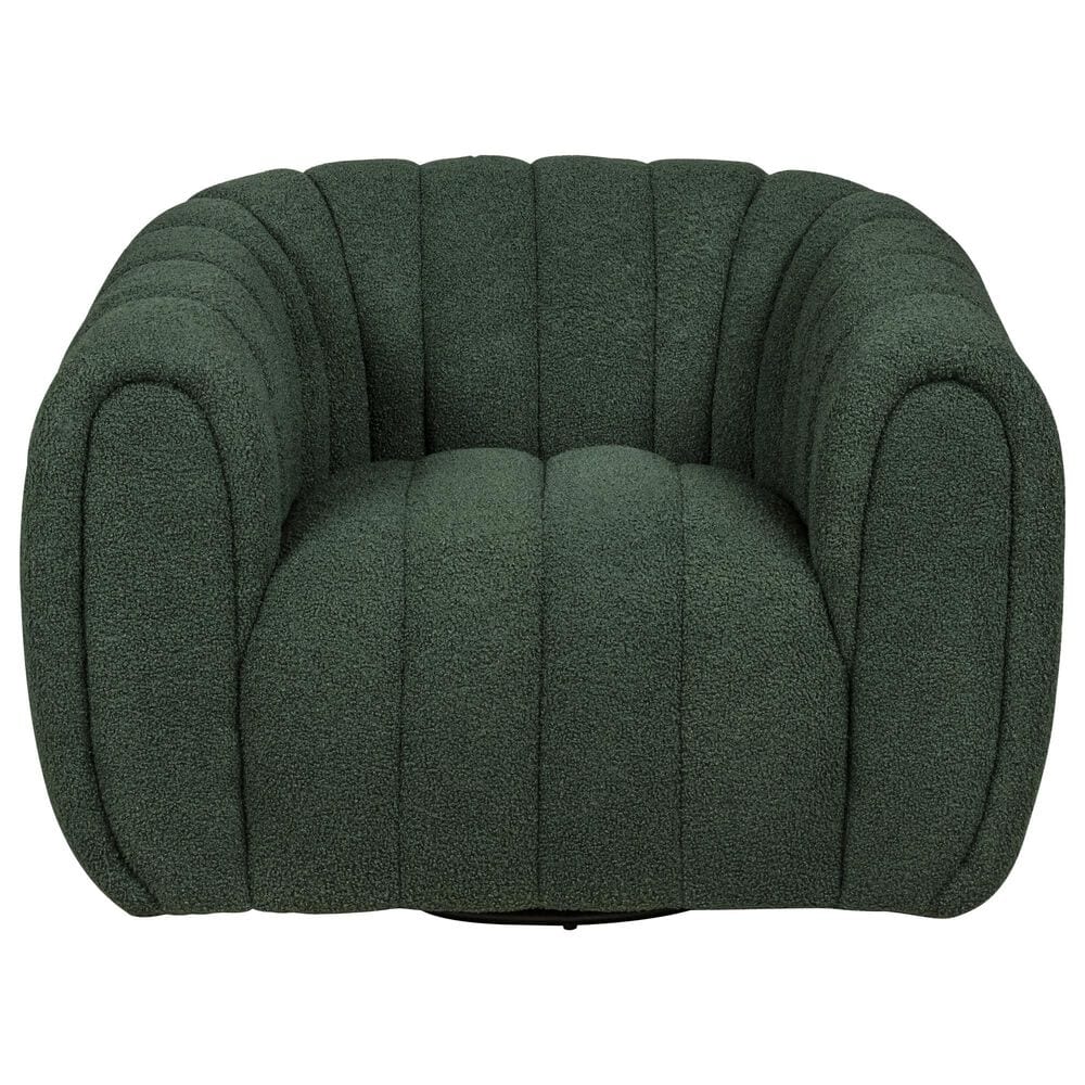 Mayberry Hill Flamingo Swivel Chair in Ching Hunter Green, , large
