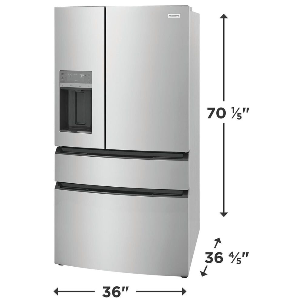 Frigidaire 26.3 Cu. Ft. 4-Door French Door Refrigerator in Fingerprint Resistant Stainless Steel, , large