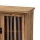 Baxton Studio Clement 2-Door Accent Storage Cabinet in Medium Oak, , large