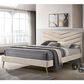 Furniture of America Vivar King Upholstered Bed in Beige, , large