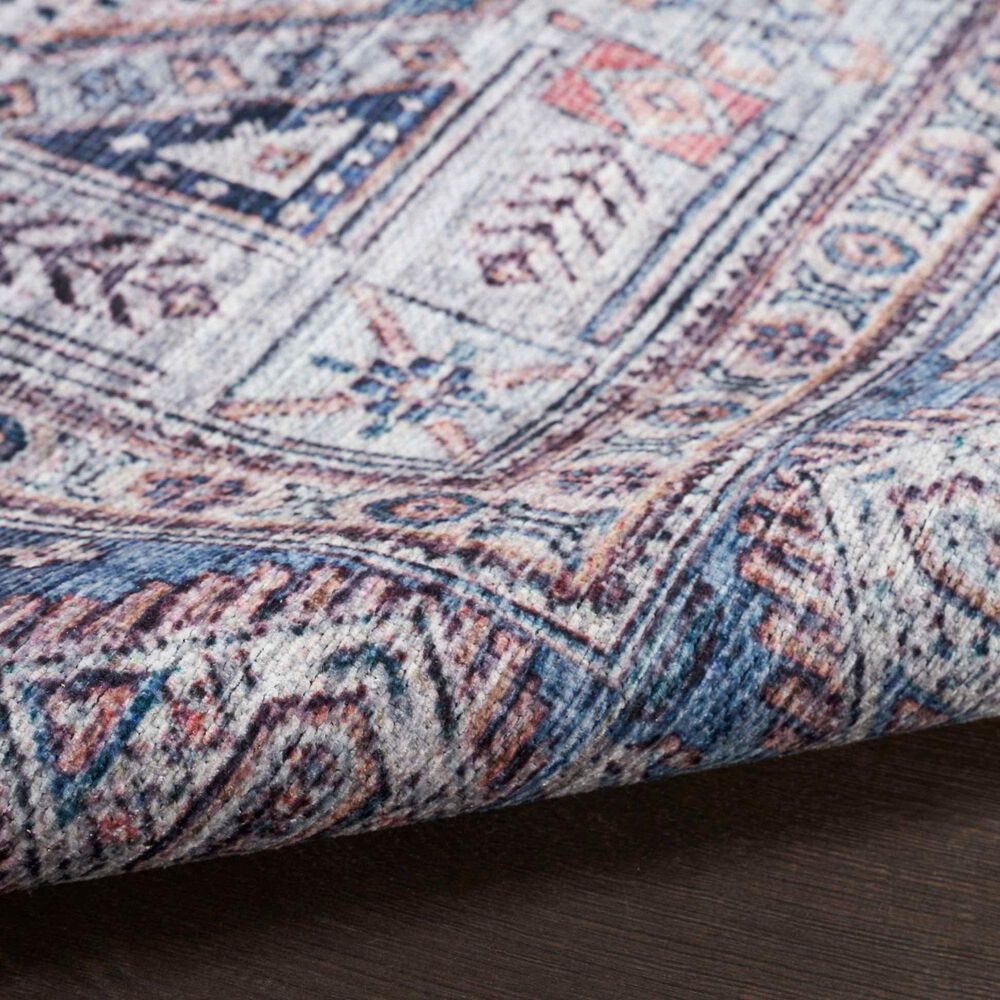 Nourison Grand Washables 4&#39; x 6&#39; Blue and Multicolor Area Rug, , large