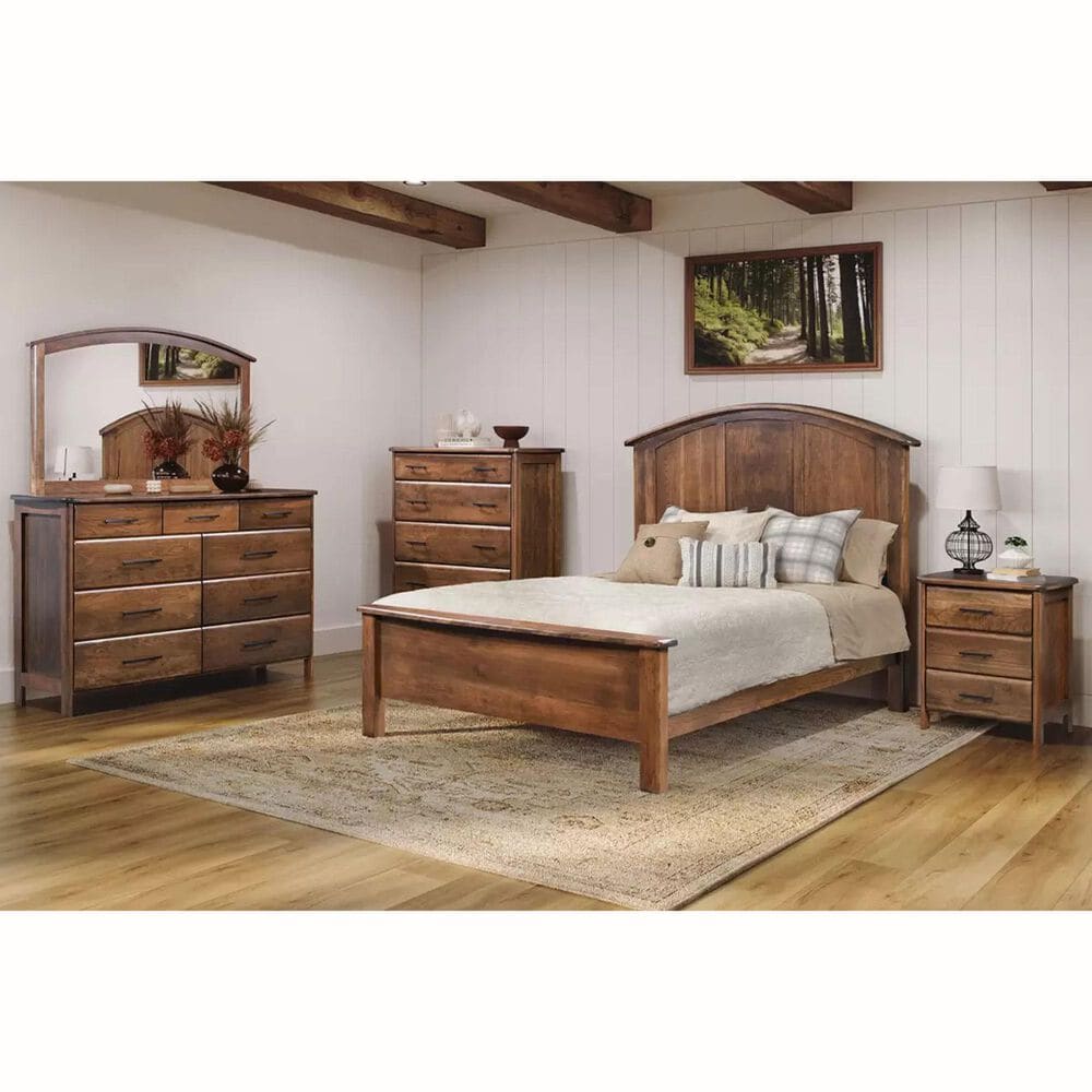 Briarwood Llc American Timbers 5-Drawer Chest in Turkish Coffee, , large