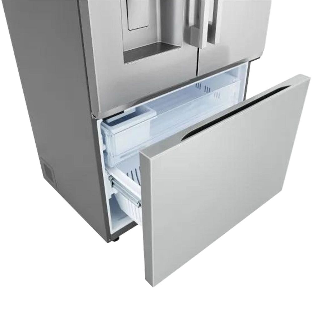 LG 23.7 Cu. Ft. 3-Door French Door Refrigerator with Zero Clearance in PrintProof Stainless Steel, , large