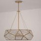 Vaxcel Euclid 3-Light Pendant in Aged Brass, , large