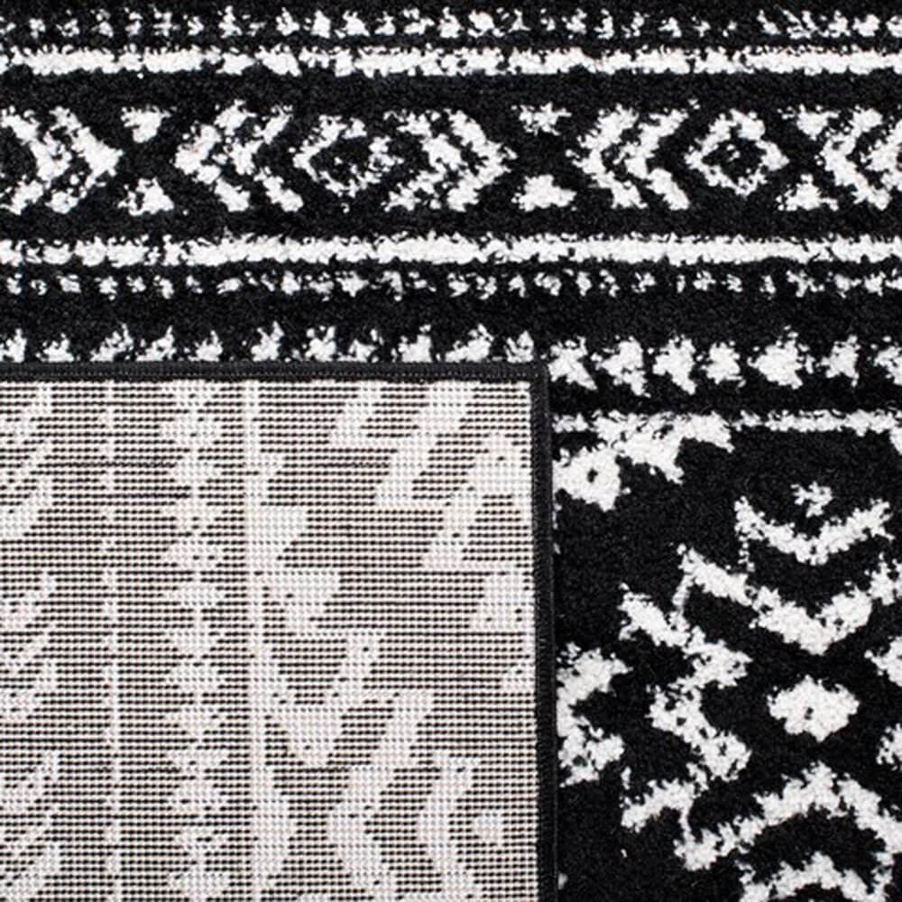 Safavieh Tulum  8&#39; x 10&#39; Black and Ivory Area Rug, , large