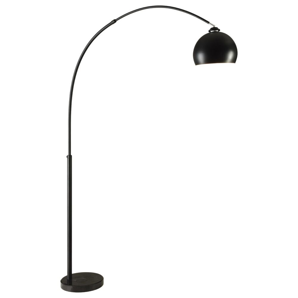 Anthony California 82" Arc Floor Lamp in Matte Black, , large
