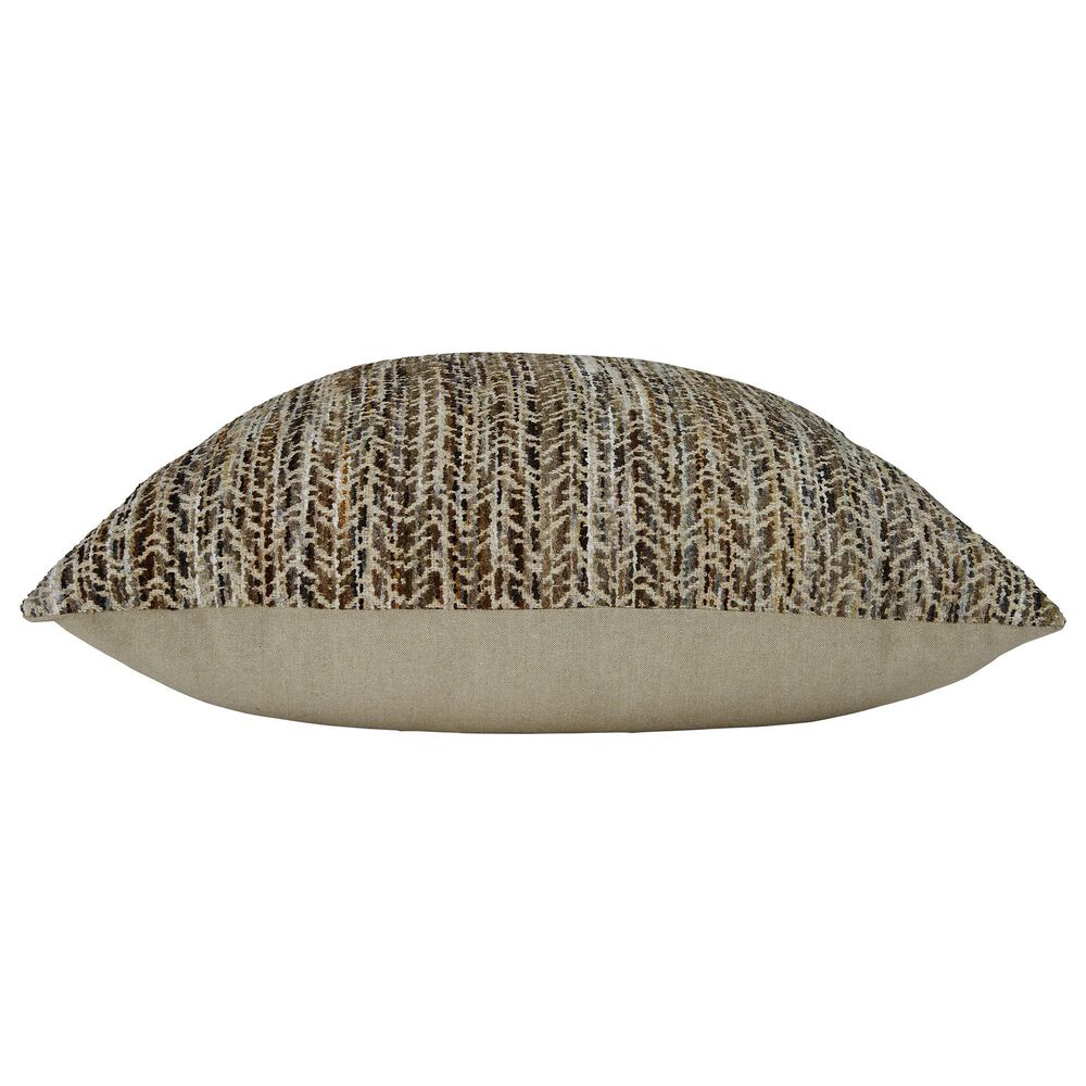 Ashley Jayner 20&quot; Square Throw Pillow in Ivory, Gray, Brown, Blue, Green and Yellow, , large