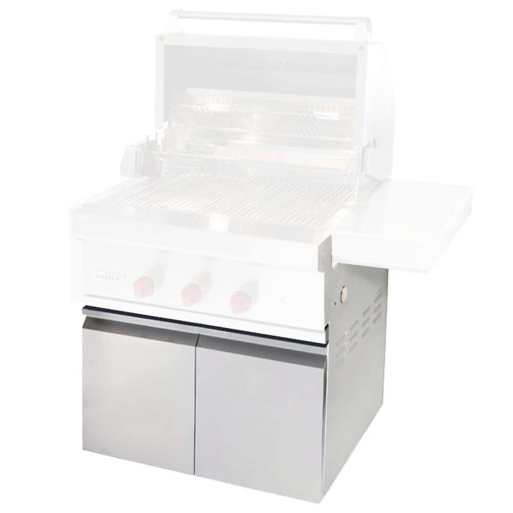Wolf Grill Cart for 30" Wolf Grill in Stainless Steel, , large