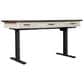 Riva Ridge Caraway 60" Lift Desk in Aged Ivory and Black, , large