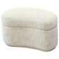 Urban Home Anansi Afra Upholstered Storage Ottoman in Chinchilla, , large