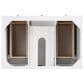 James Martin Vanities Breckenridge 36" Single Bathroom Vanity in Bright White with 3 cm Parisien Bleu Quartz Top and Rectangular Sink, , large