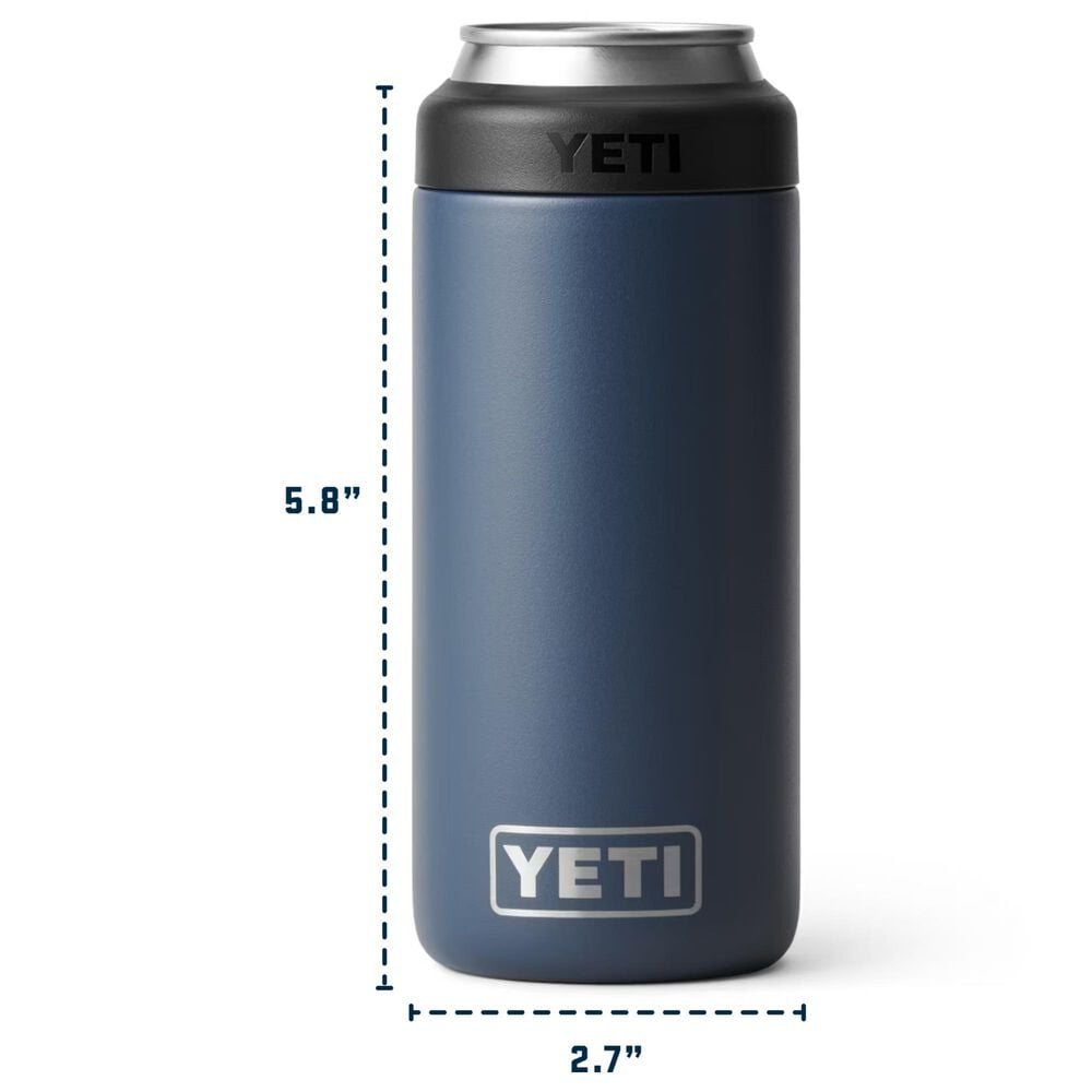 YETI Rambler 12 Oz Colster Slim Can Cooler in Navy, , large