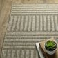 Oriental Weavers Tortuga TR02A 1"10" x 7"6" Beige and Black Runner, , large
