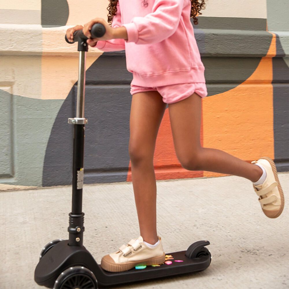 TruRide Amber Light-Up Kick Scooter in Black, , large