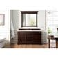 James Martin Vanities Brookfield 60" Single Bathroom Vanity in Burnished Mahogany with 3 cm Eternal Marfil Quartz Top and Rectangle Sink, , large