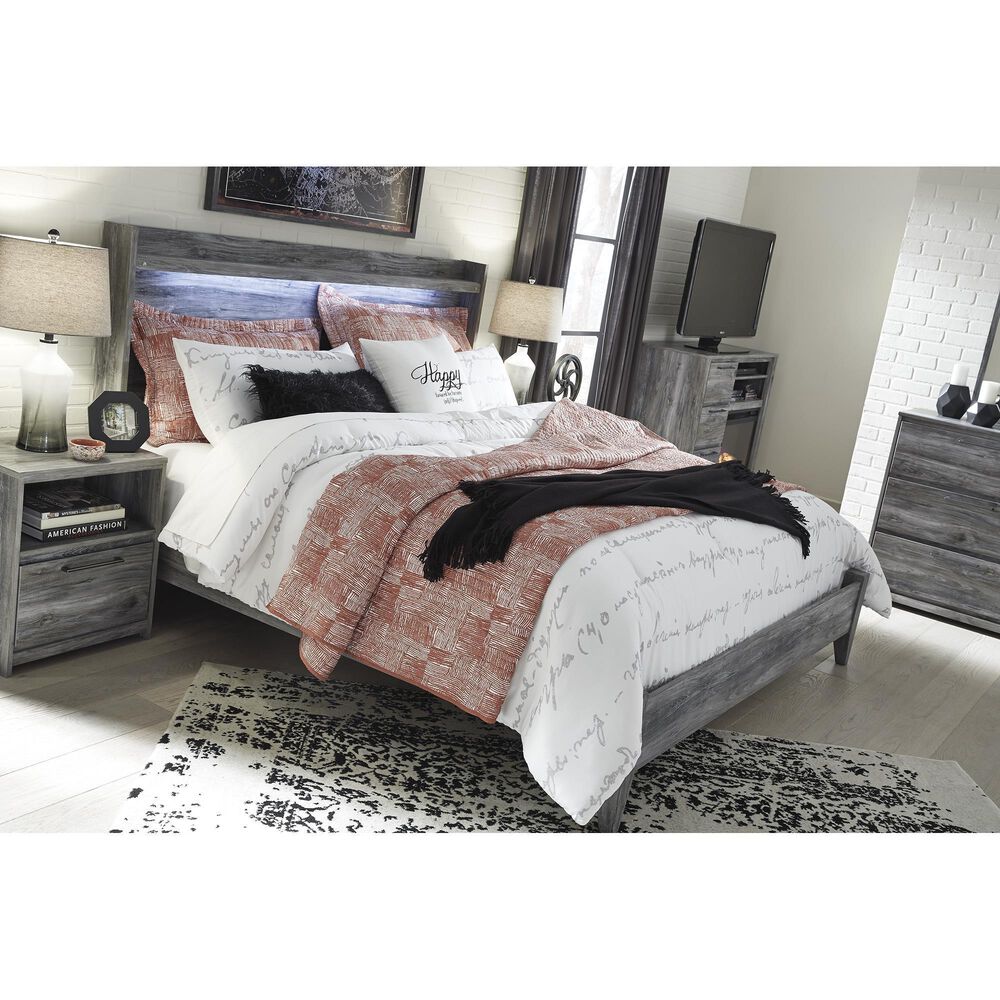 Ashley Baystorm 3-Piece Queen Panel Bed Set in Gray, , large