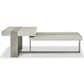 Bernhardt Tempo Cocktail Table in Larza and Satin Nickel, , large