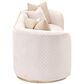 Vista Haus Ariana Stationary Sofa in Beige Velvet, , large