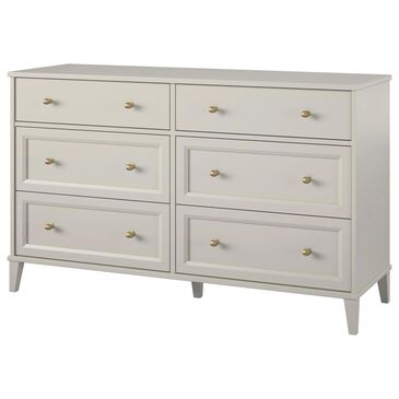 DHP Monticello 6-Drawer Dresser in Sharkey Grey, , large