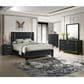 Crown Mark Charlie 5-Piece Queen Panel Bedroom Set in Charcoal, , large