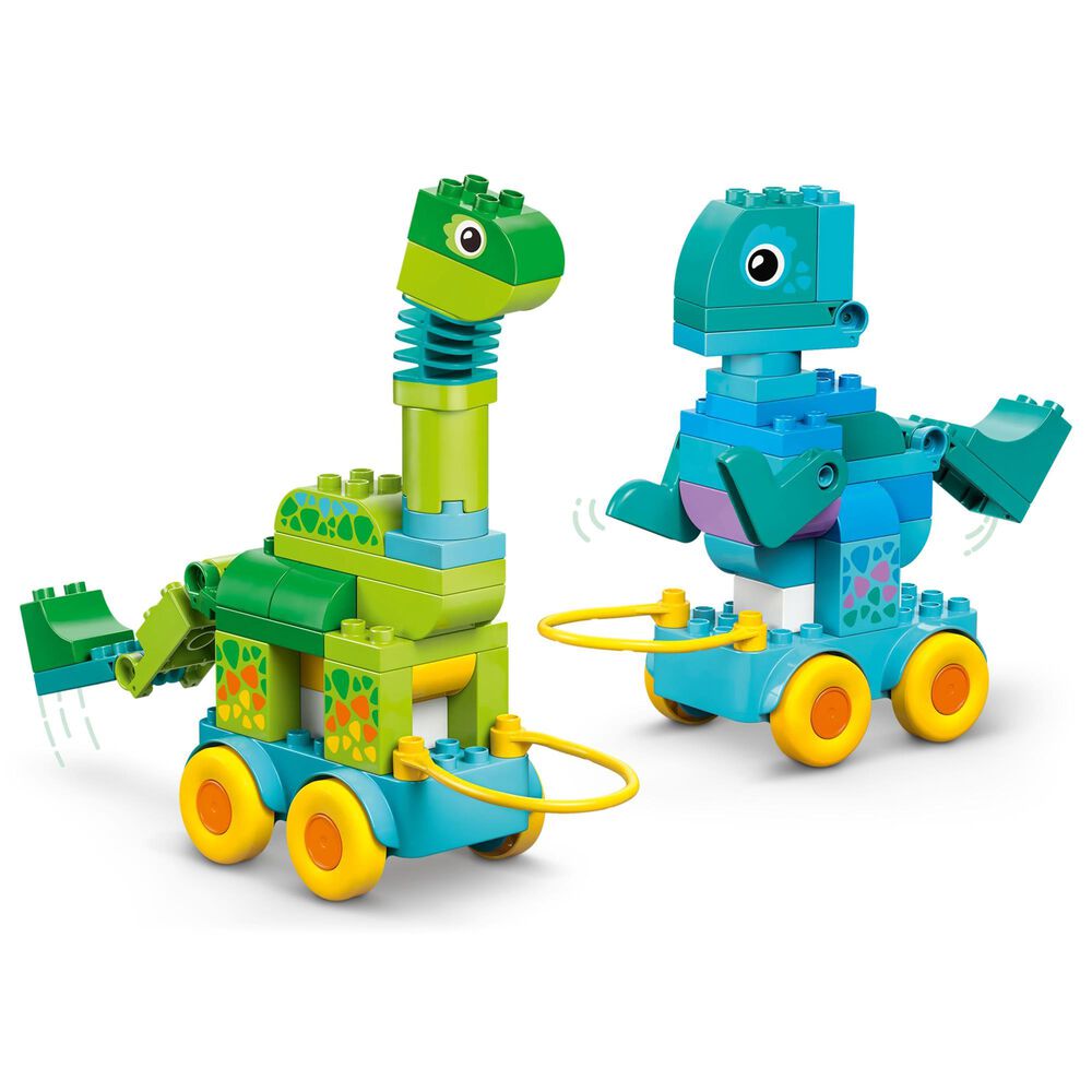 LEGO Duplo 3-In-1 Dinosaurs on Wheels Building Set, , large