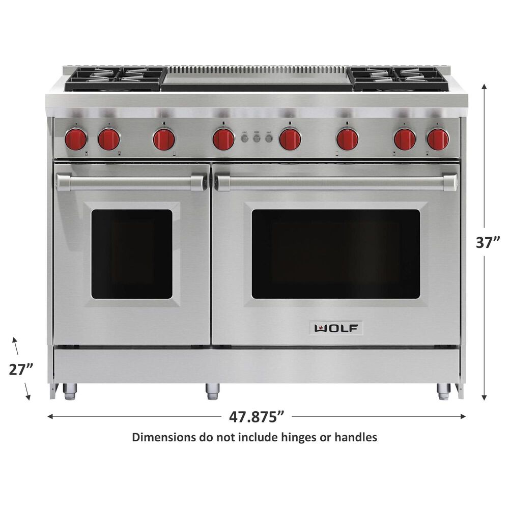 Wolf 48&quot; Professional Gas Range, , large