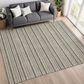Dalyn Rug Company Soft Essentials Striped Granite 9" x 12" Indoor/Outdoor Area Rug, , large