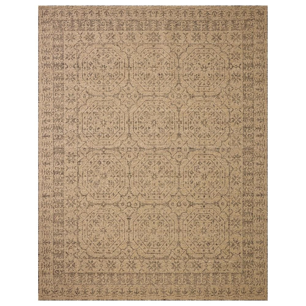 Loloi Novi Tan and Onyx 11"6" x 15" Area Rug, , large