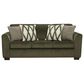 Arapahoe Home Stationary Queen Sleeper Sofa in Athena Basil, , large