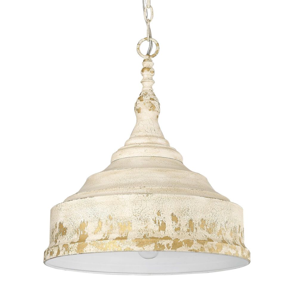 Golden Lighting Keating 3-Light Pendant in Antique Ivory, , large