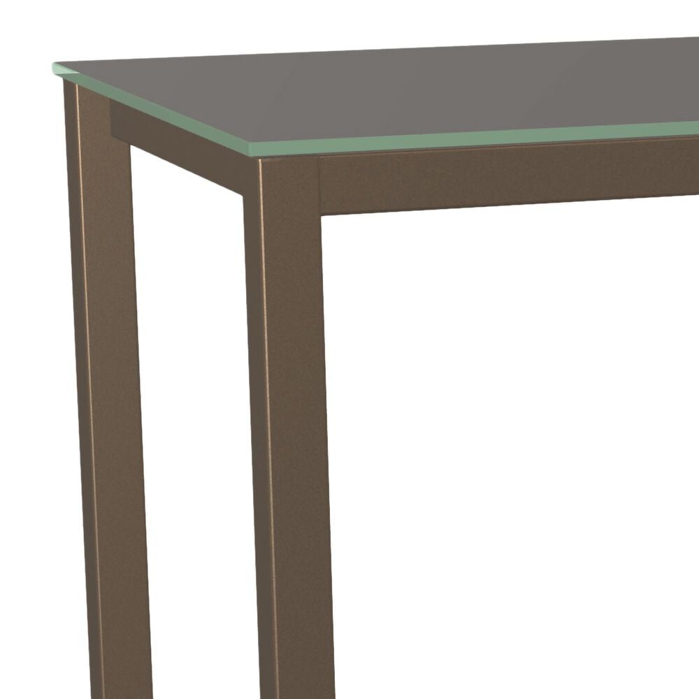 Amisco Harrison Counter Height Dining Table in Sugar Bronze and Taupe - Table Only, , large