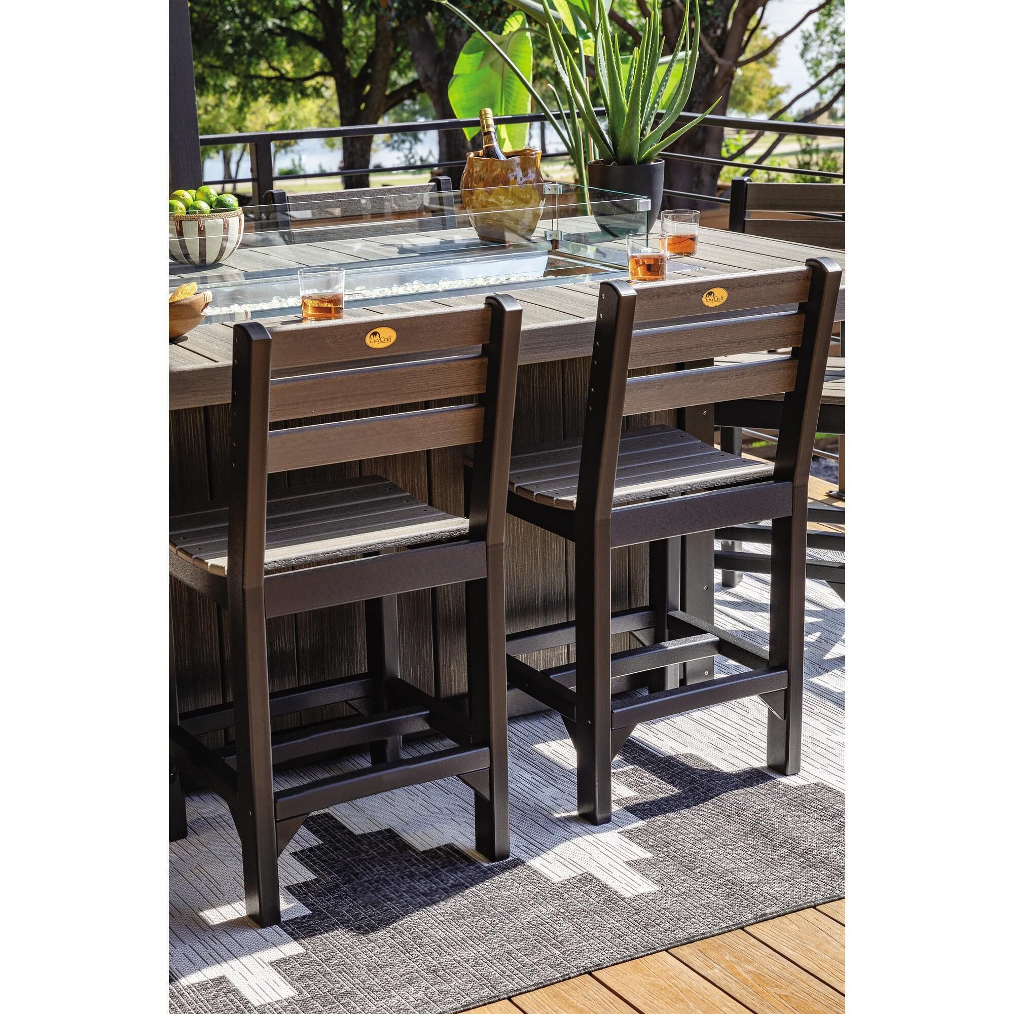LANDS / Fire Place Table （2脚）/ BLACK | comma_nine_japan