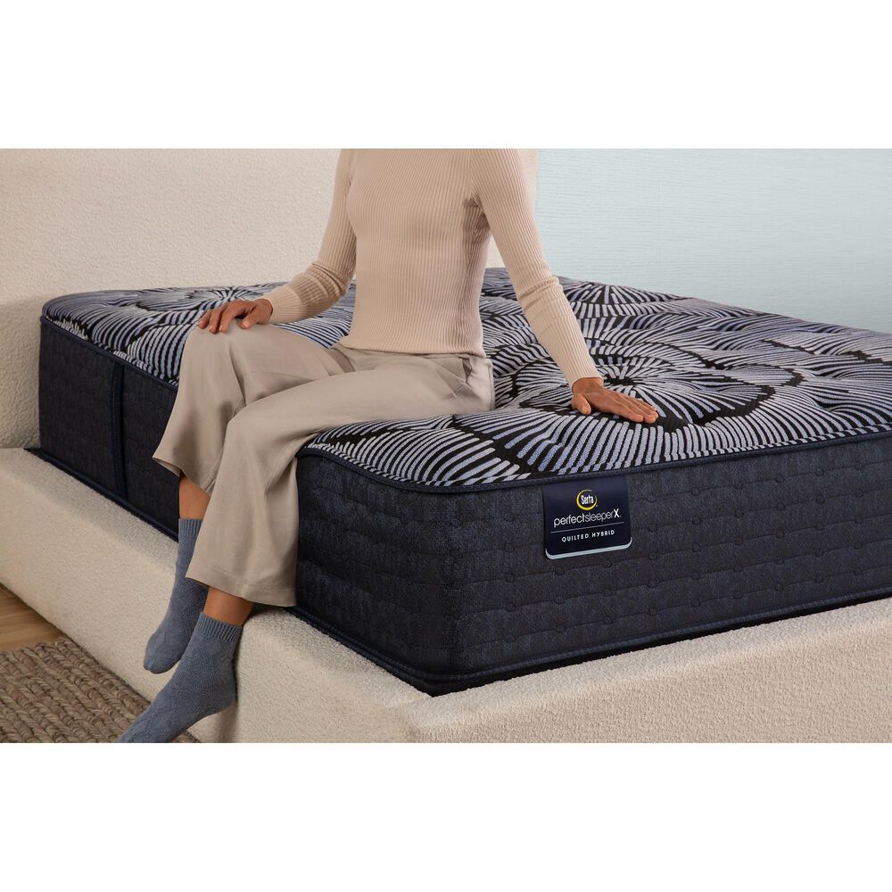 Serta Perfect Sleeper X Level One Knox Quilted Hybrid Plush Twin XL Mattress, , large
