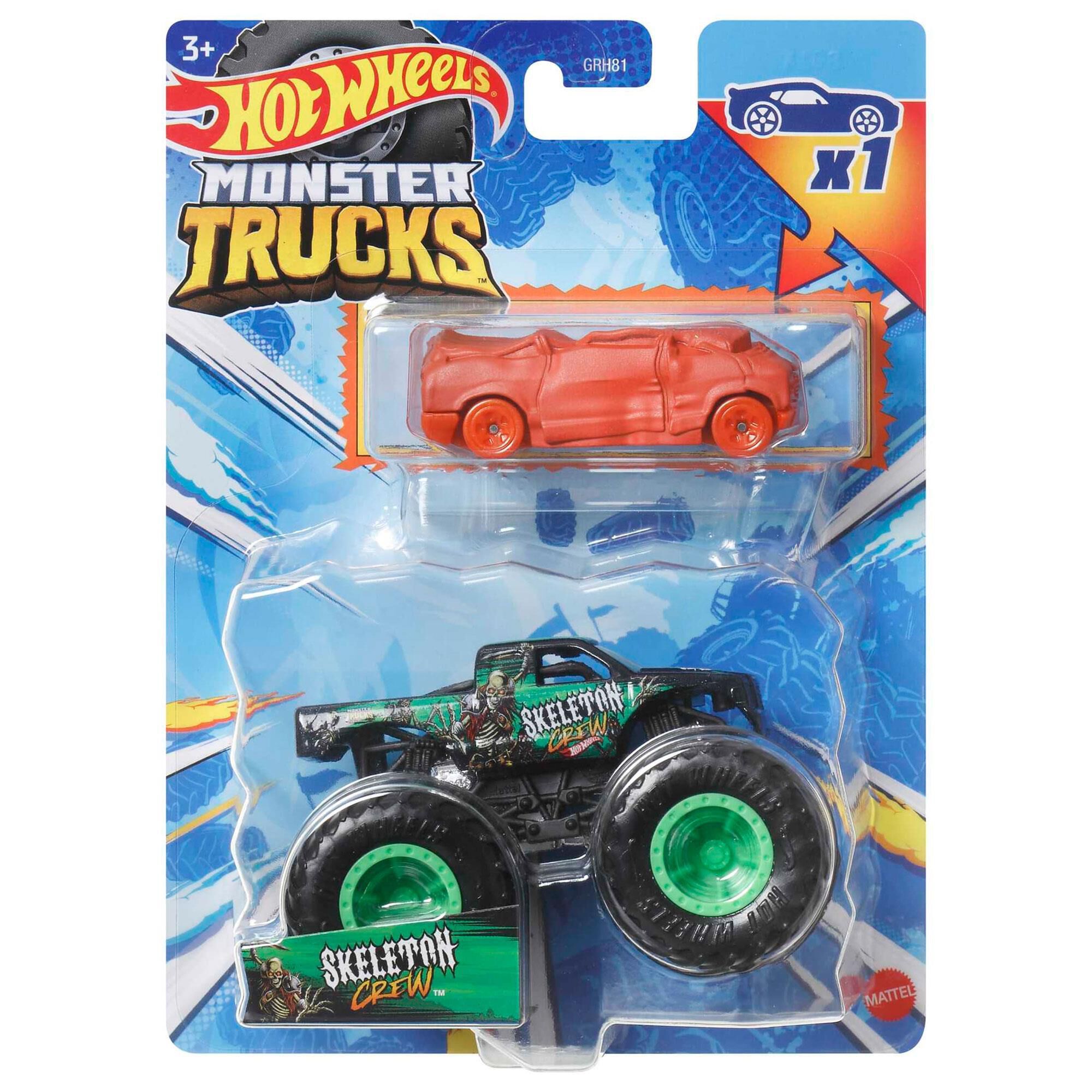 Hot wheels monster truck skeleton crew shop